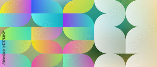 Geometrical abstract colorful background