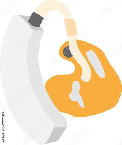 hearing aid vector image or clipart