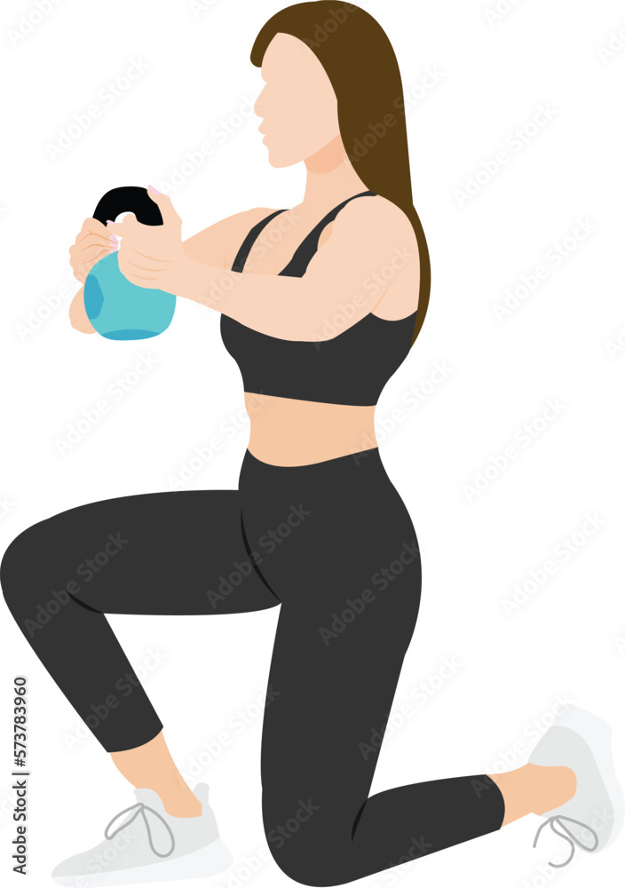 women doing excercise vector image or clipart women doing excercise vector image or clipart