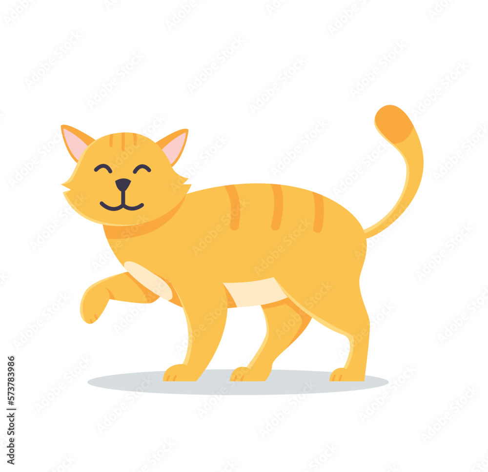 cat cartoon character vector illustration cat cartoon character vector illustration