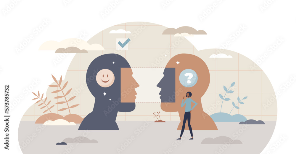 Bias as incorrect comparison with prejudice thinking tiny person ...