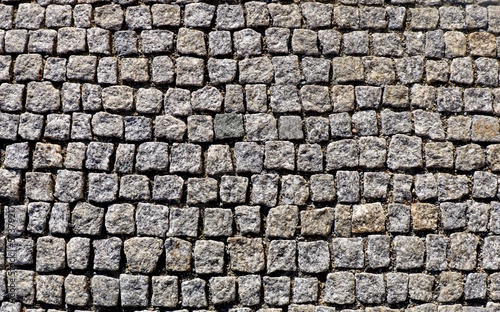 Cobblestones, detail, grey stones, paving ,old street, europe, ancient, background