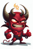 devil superhero cartoon character