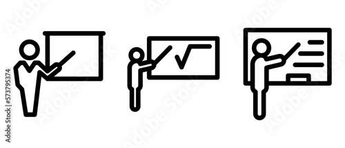 teaching icon or logo isolated sign symbol vector illustration - high quality black style vector icons
