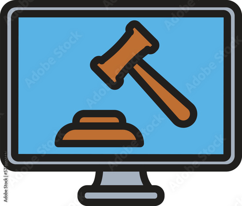 Law Vector Icon
