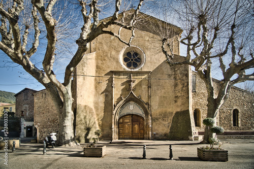 Aups town (Gorges du Verdon) in the Provence-Alpes-Côte d'Azur region, France photo