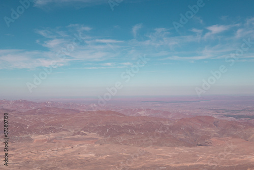 Desert of Peru by plane, by drone