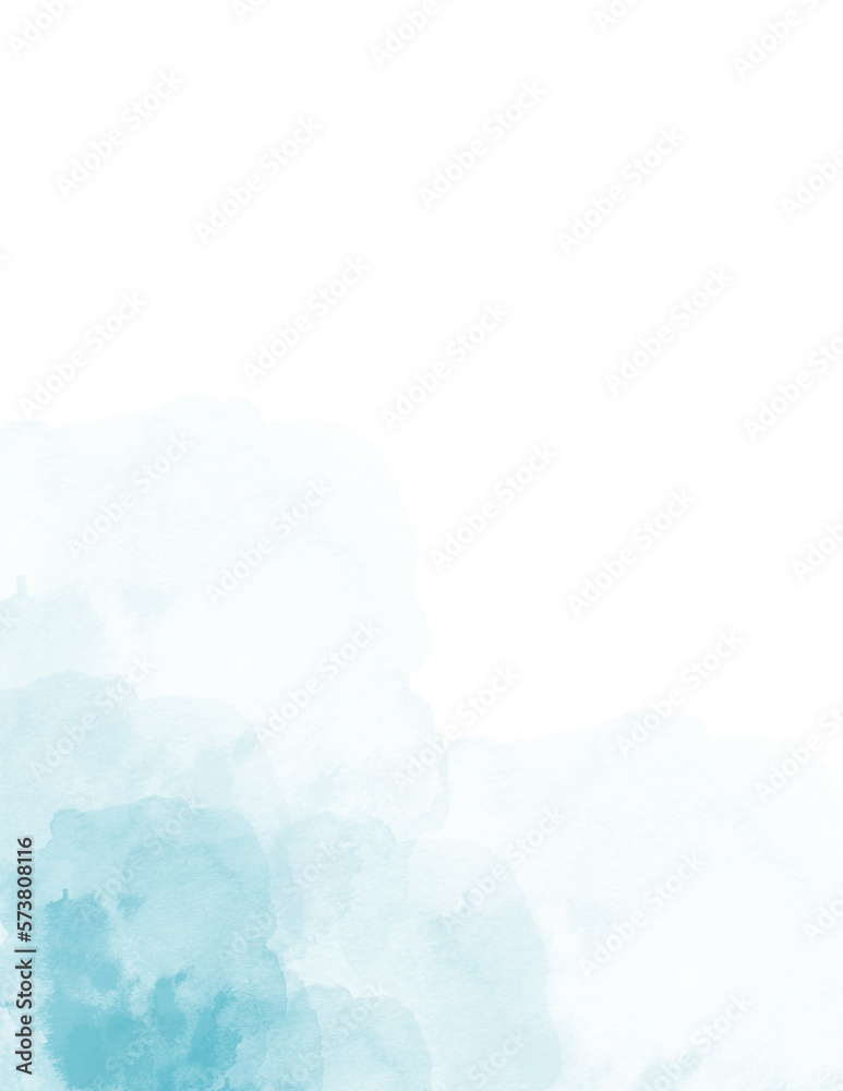 Blue watercolor abstract background with space. Blue watercolor abstract background with space.