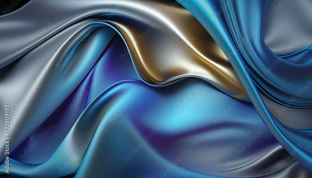 Soft pastel colors and a glossy satin texture give this abstract background a calming feel, perfect for creating a peaceful atmosphere in any design. Generative AI Soft pastel colors and a glossy satin texture give this abstract background a calming feel, perfect for creating a peaceful atmosphere in any design. Generative AI