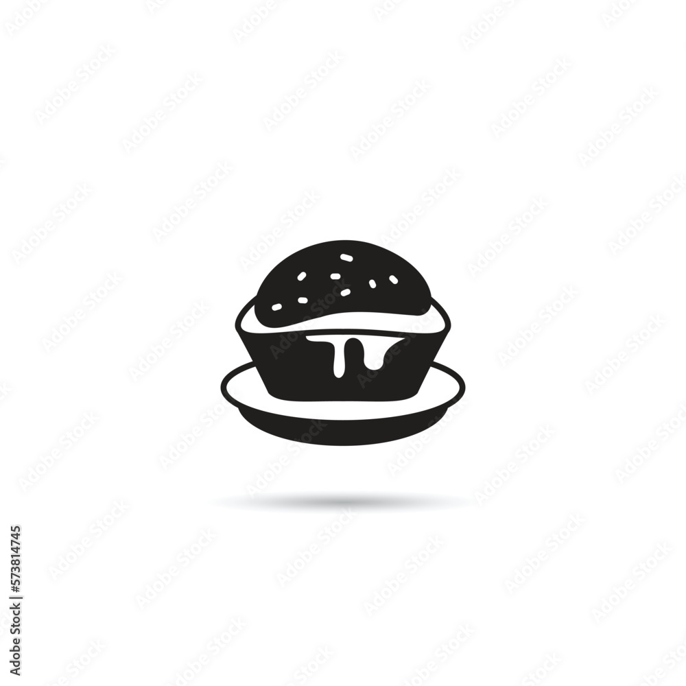 pudding cake icon vector illustration pudding cake icon vector illustration