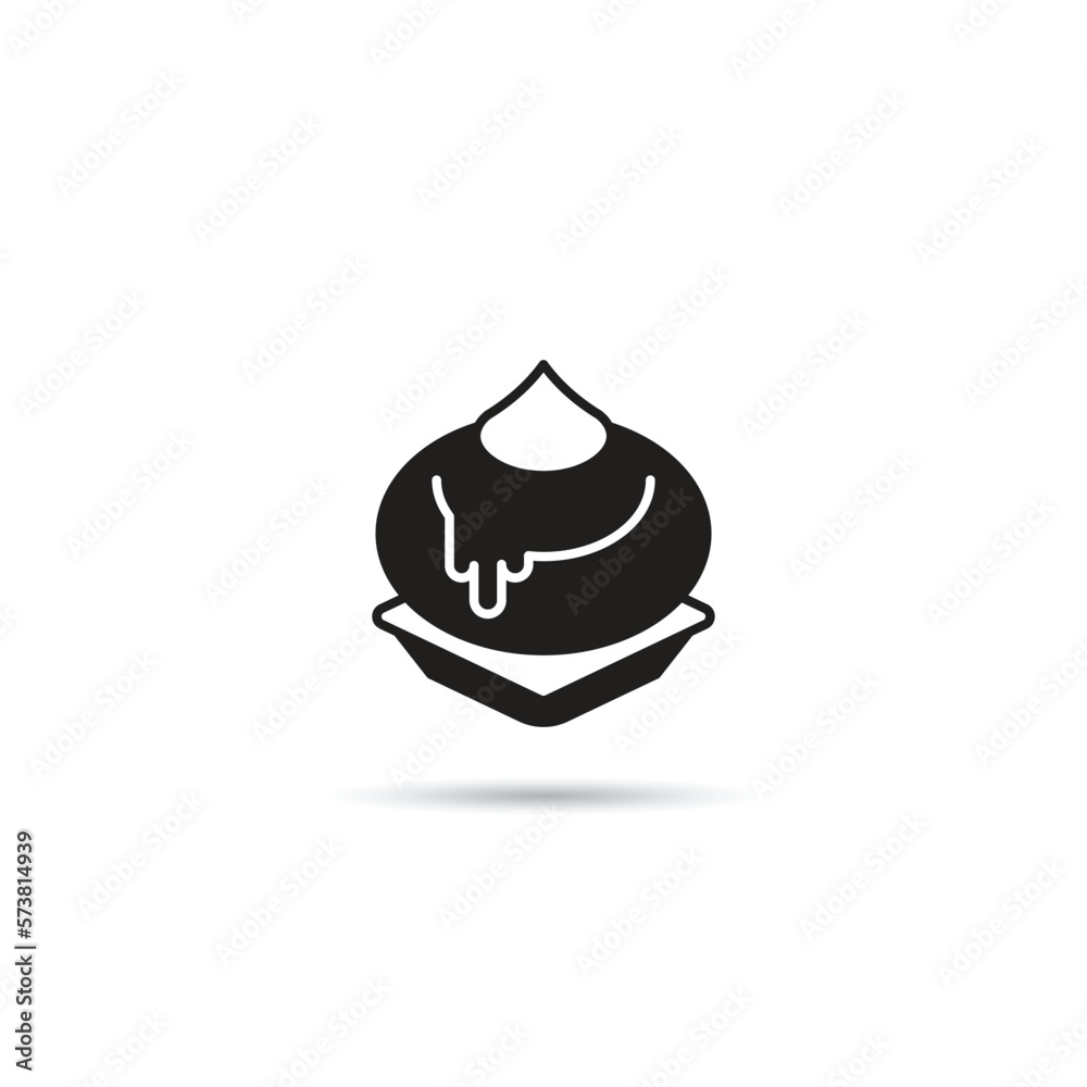 pudding cake icon vector illustration pudding cake icon vector illustration