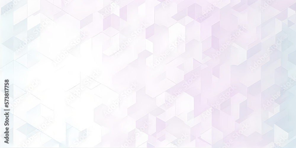 Fototapeta premium abstract white polygon background, illustration, Generative, AI