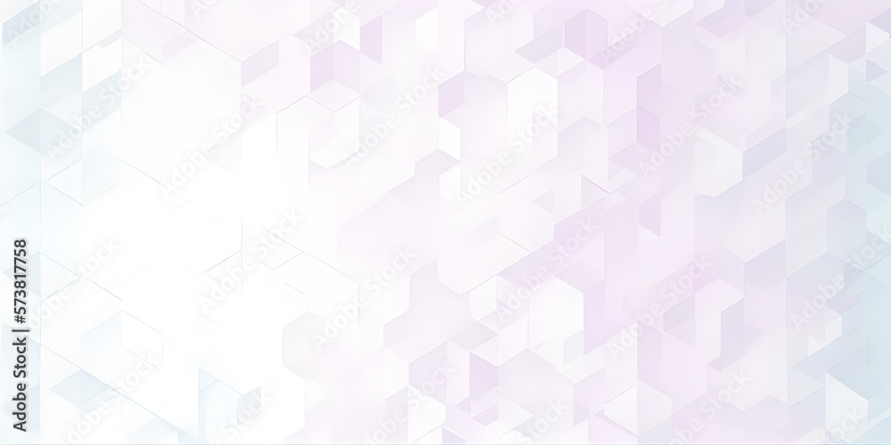 abstract white polygon background, illustration, Generative, AI