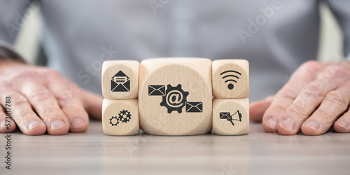 Concept of email marketing