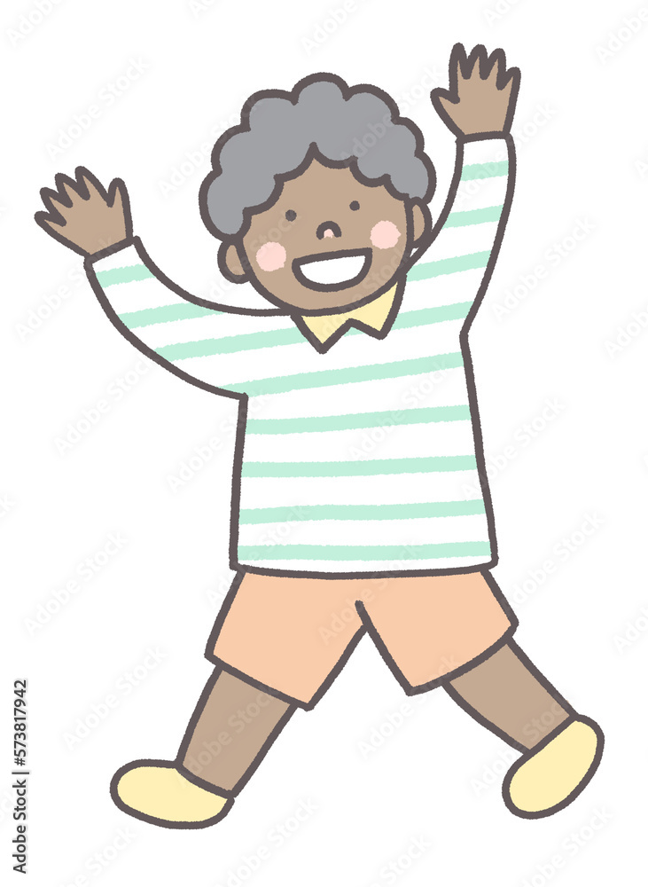 Obraz premium 笑顔の男の子