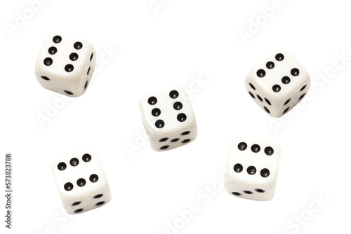 Dices Sixes Isolated