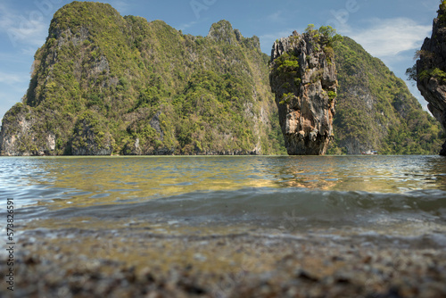 James Bond Island during daytime, Phang Nga, Thailand photo