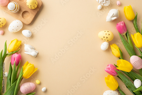 Canvas Print Easter decorations concept
