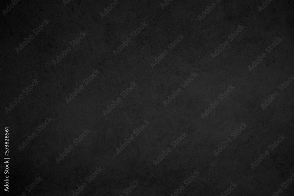 Close up retro plain dark black cement & concrete wall background texture for show or advertise or promote product and content on display.	