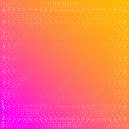 White dots pattern with gradient colorful background