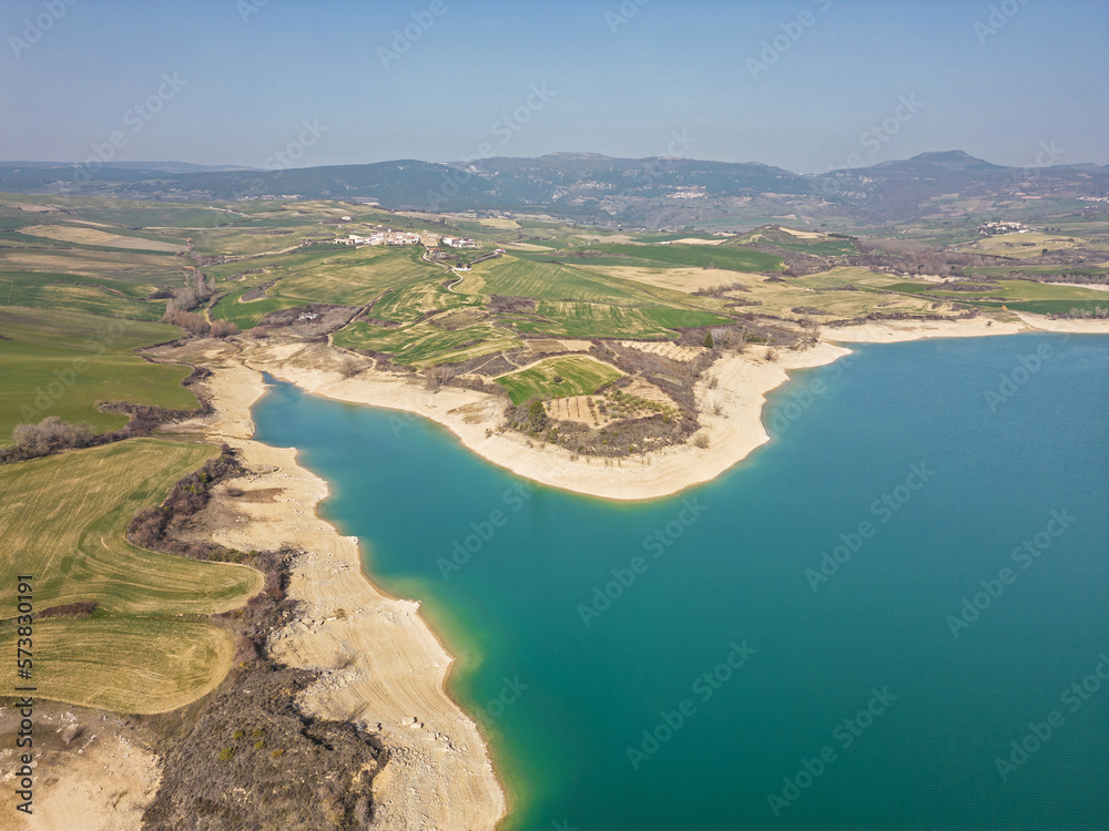 Alloz Reservoir. Villanueva de Yerri. Yerri Valley, Navarra