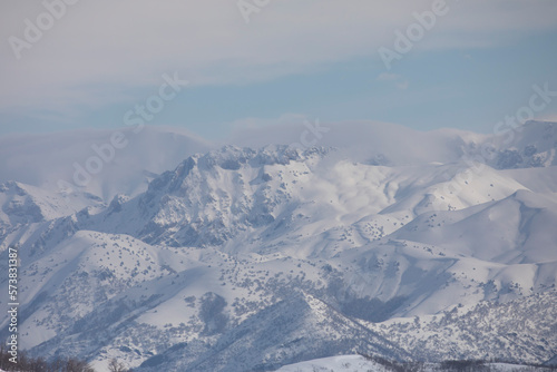 Panoramic view of the Munzur Mountains Tunceli photo