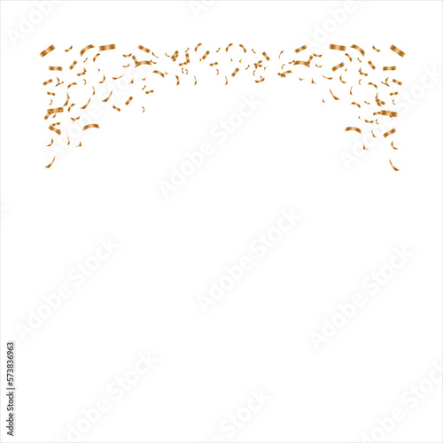 Flying Golden Confeti