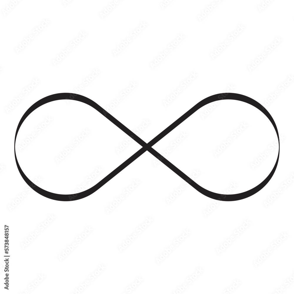 Fototapeta premium Infinity symbols. Eternal, limitless, endless, life logo or tattoo concept.