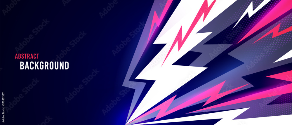 Powerful Striking Bolt Or Lightning Background