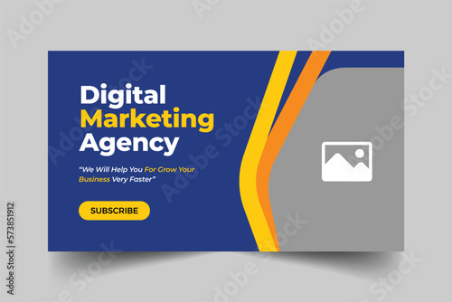 Creative business YouTube thumbnail design