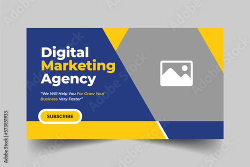 Creative business YouTube thumbnail design