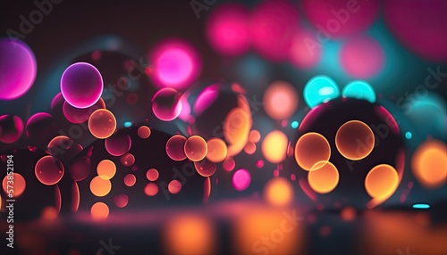 background with bokeh Generative Ai