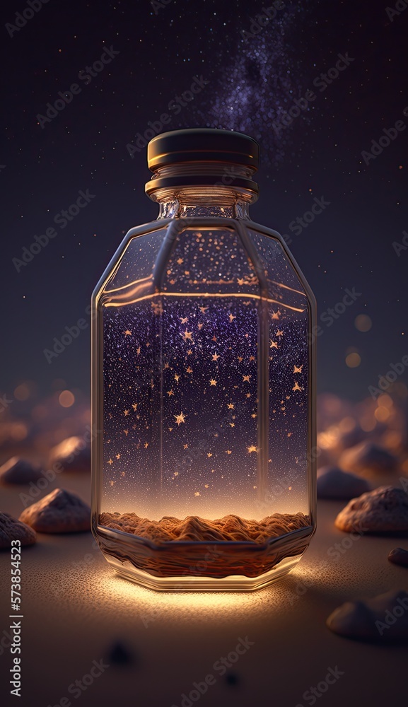 bottle of perfume Generative Ai bottle of perfume Generative Ai