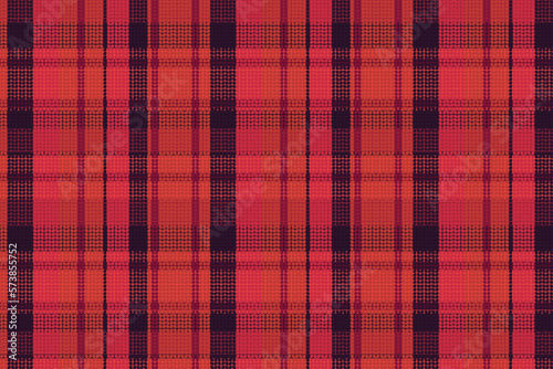Tartan Plaid With Night Color Pattern.