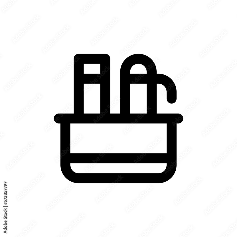 pencil case line icon pencil case line icon