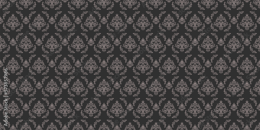 vintage background with ornament. Wallpaper pattern