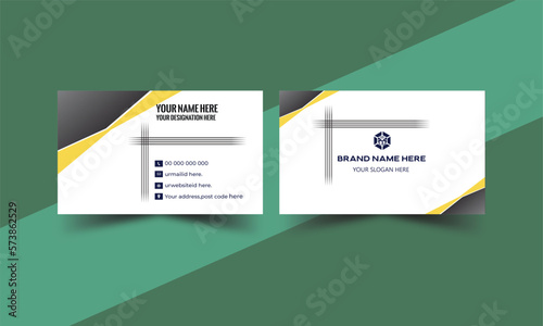 Luxury business card, Elegant business card, Vector business card and template, Clean and simple layout, Personal use business card. Double side creative business card, Vertical layout.
