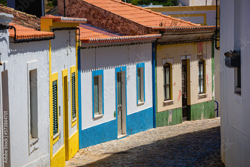Fototapeta Naklejka Na Ścianę i Meble -  colorful houses in the village