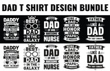 Free vector colorful father's day lettering sticker set
Vector father's day t-shirt design dad svg design bundle