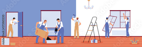 Home Renovation Works Composition