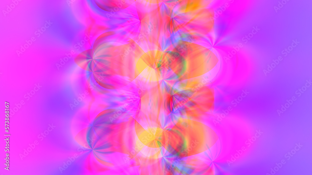 Abstract multicolored glowing fantasy background