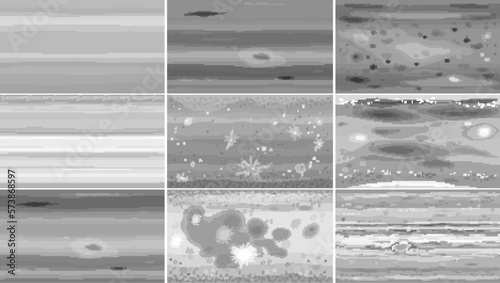 Different planet textures set