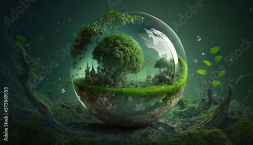 Generative Ai Green Planet Earth