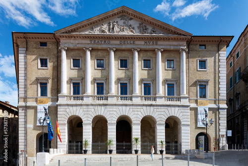 Ancona. Facciata del Teatro delle Muse