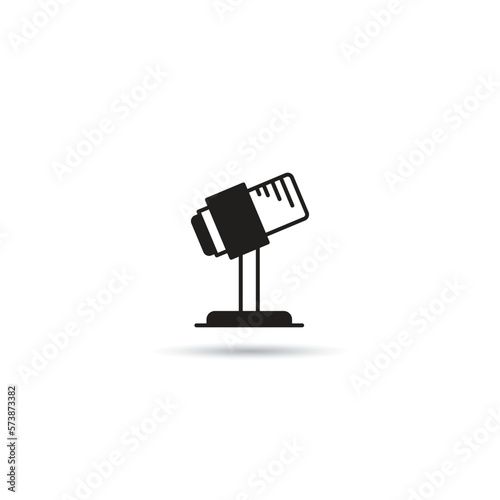 microphone icon vector illustration