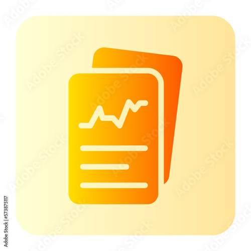 market analysis gradient icon