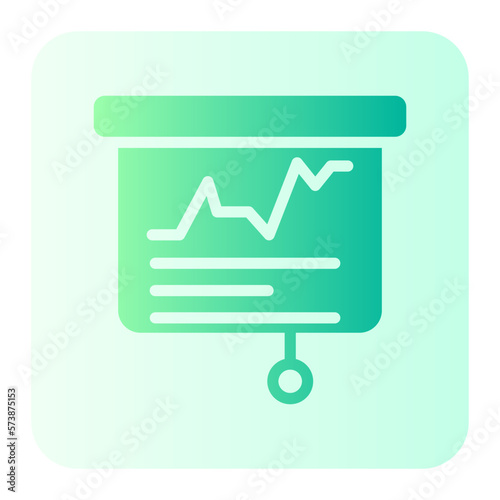 presentation gradient icon