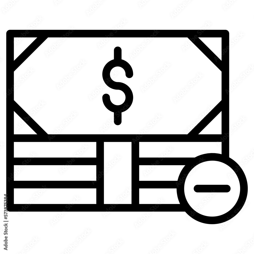 delete money icon delete money icon