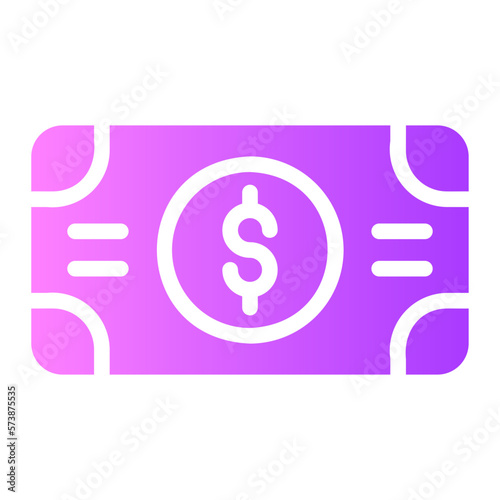 money gradient icon