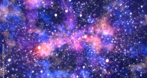 Wallpaper Mural Abstract space background from the galaxy and bright glowing stars and constellations. Video 4k Torontodigital.ca